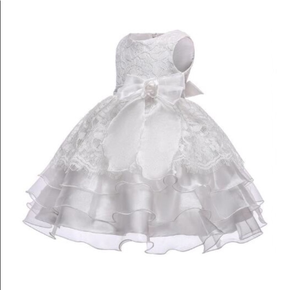 Size 4 dressy Weaver Girls Chasing Fireflies All Over Lace Dress Easter - Picture 6 of 6